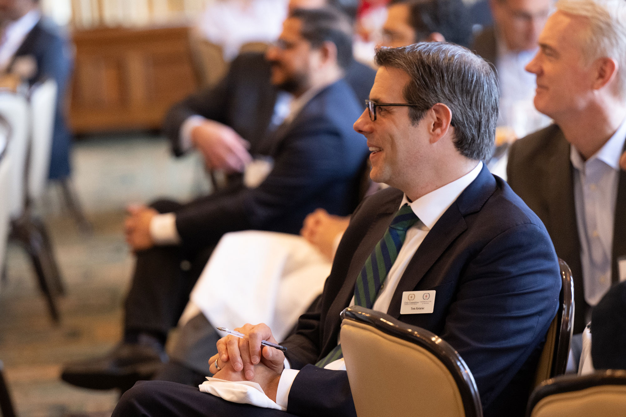 A person watching from the audience